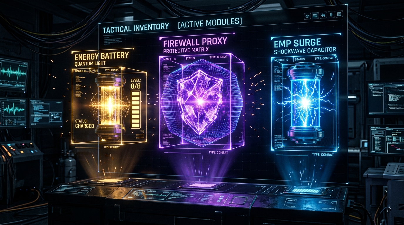 Боевые тактические модули и артефакты Firewall Proxy и EMP Surge